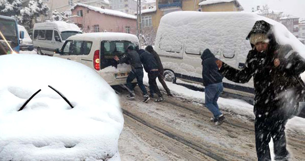 İstanbul'da Hayat Felç Oldu! Vatandaşlar Yolda Yürüyemedi