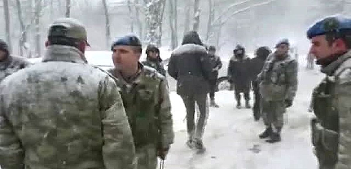 Jandarma'nın, 'İçerde' Ekibini Kurtarması Kameralara Yansıdı