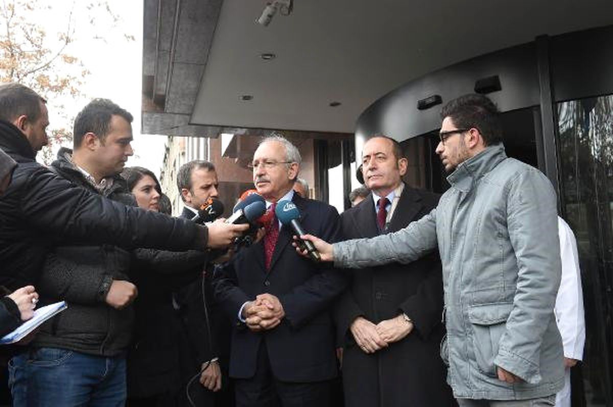 Kılıçdaroğlu'ndan Yoğun Bakımdaki Meclis Başkanı Kahraman'a Ziyaret