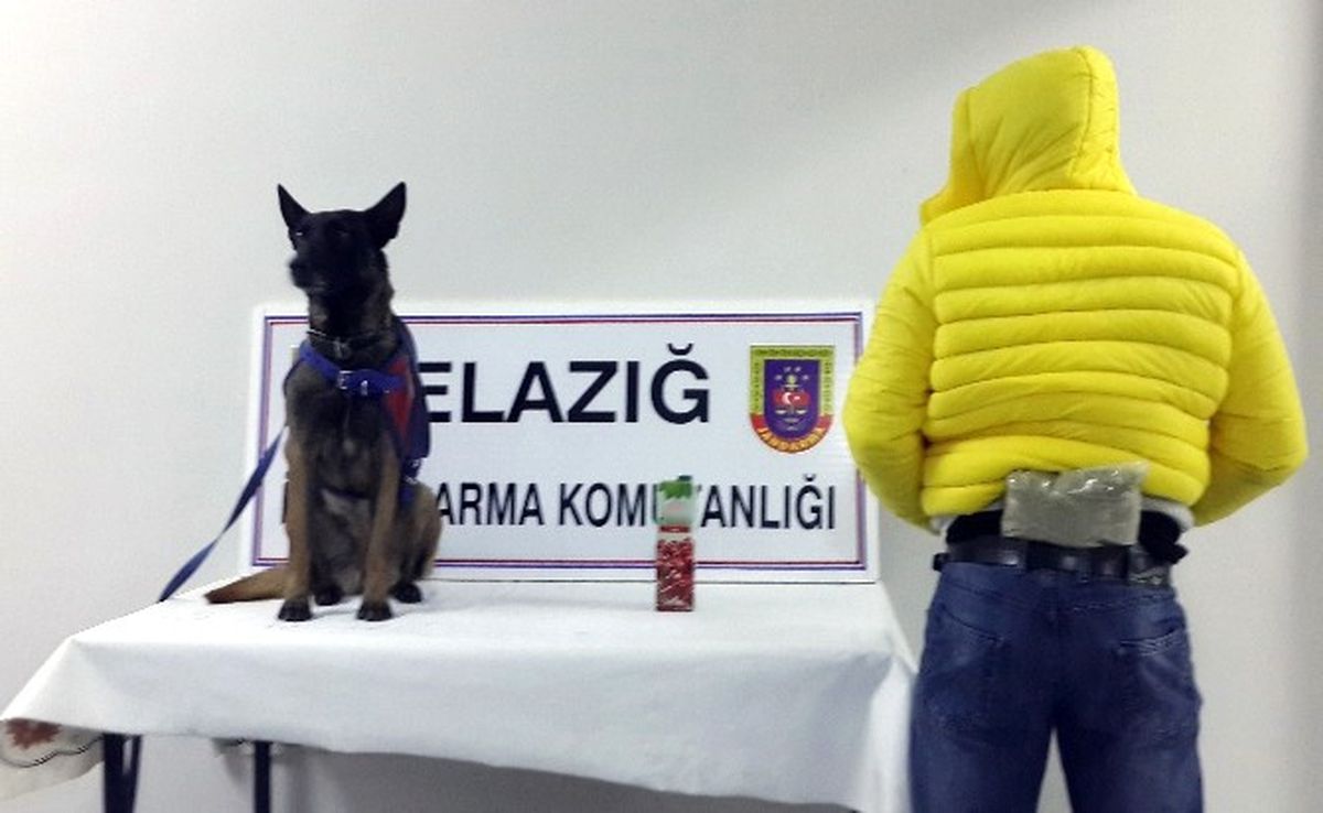 Sırtında ve Çantasındaki Meyve Suyu Kutusunda Esrar Ele Geçirildi