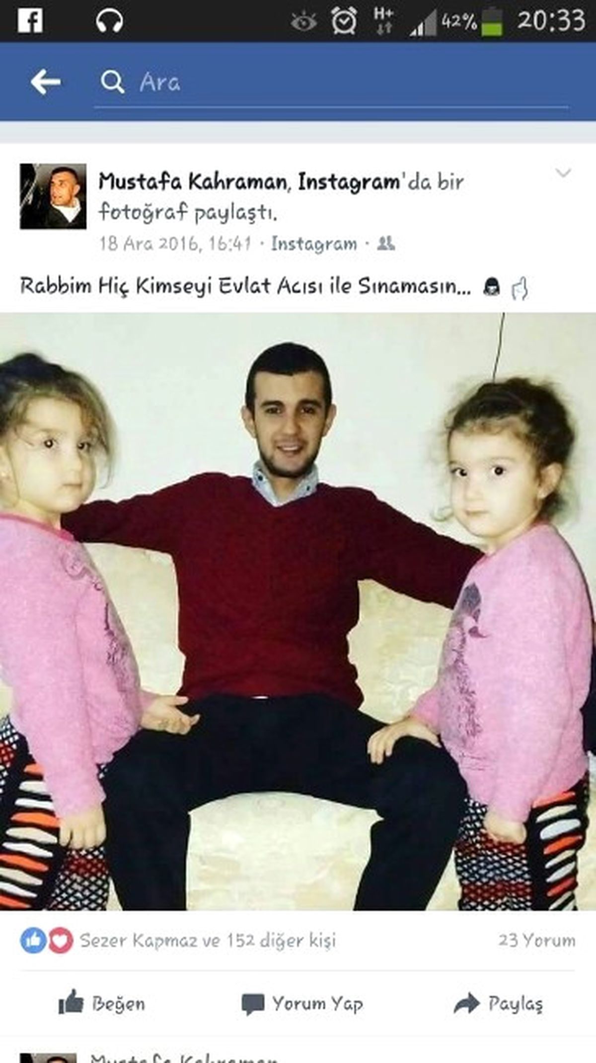 İkiz Kızlarını ve Eşini Kaybeden Baba: Rabbim Kimseyi Evlat Acısıyla Sınamasın
