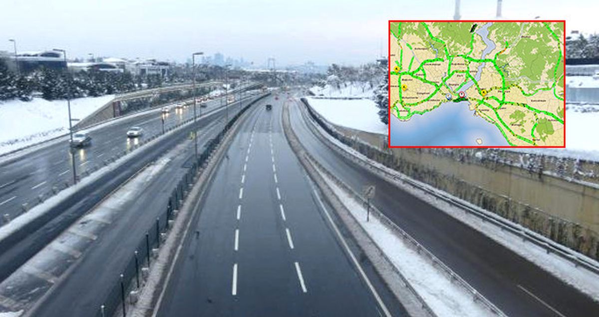 Trafik Denilince Akıllara İlk Gelen Şehir İstanbul'un Yolları Bomboş