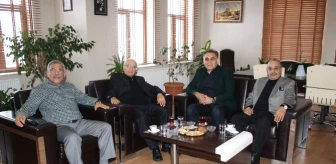 Nevşehir Eski Valisi Asım Hacımustafaoğlu Başkan Karaaslan'ı Ziyaret Etti