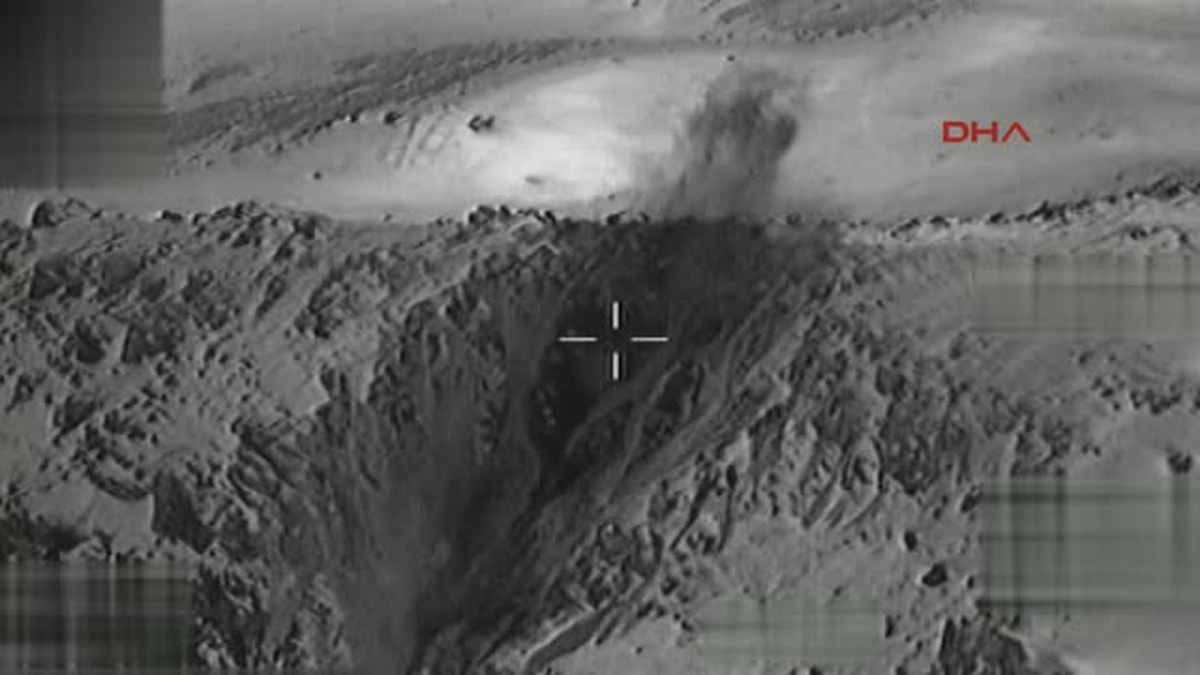 TSK Görüntüleri Paylaştı! 14 PKK Yok Edildi