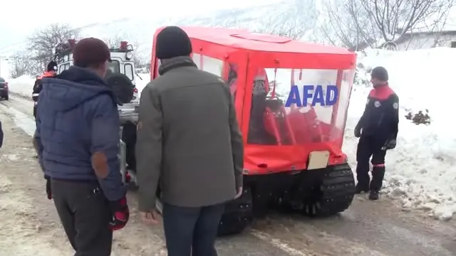 Yayla Evinde Mahsur Kalan Vatandaşları Afad Kurtardı