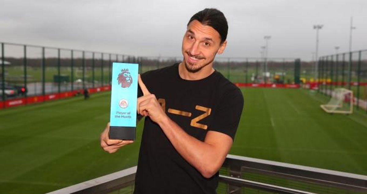 Premier Lig'de İbrahimovic, Aralık Ayının En İyi Futbolcusu Seçildi