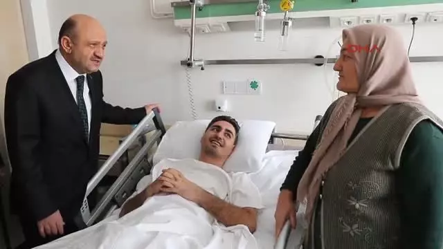 Bakan Işık'tan Gazilere Ziyaret