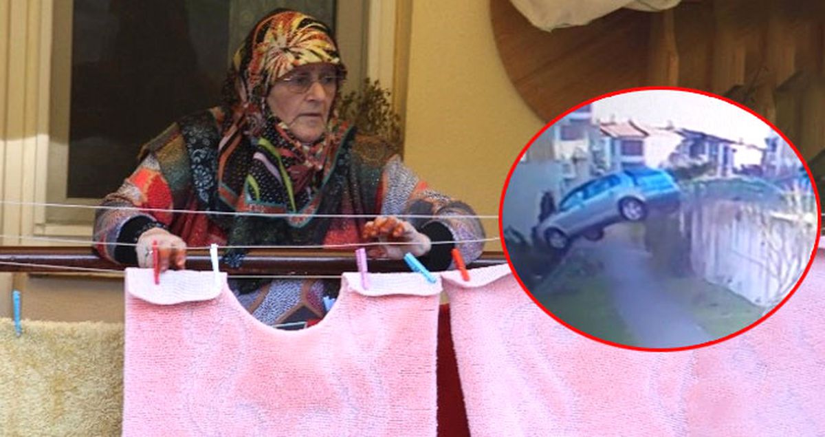 Freni Patlayan Araç Apartmana Uçtu: 'Bir Baktım Balkonda Araba Var'