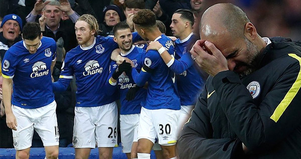 İngiltere Ligi'nde Everton, Manchester City'yi 4-0 Yendi