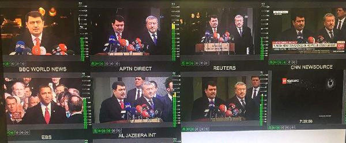 Basın Açıklaması Dünya Haber Kanallarında Canlı Olarak İzlendi
