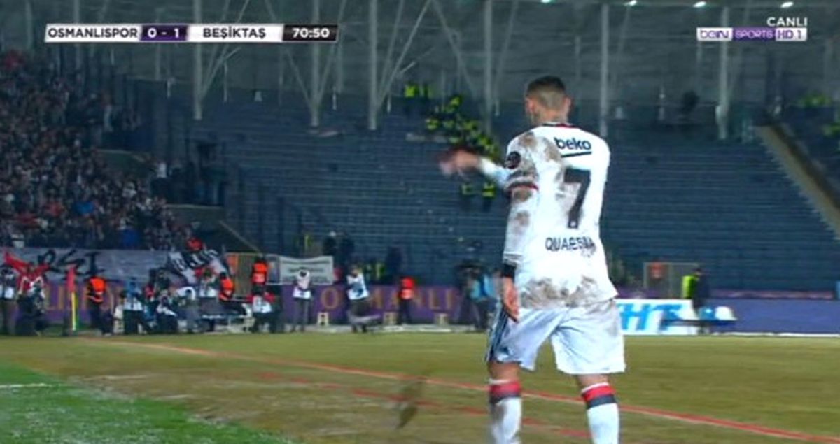 Quaresma, Şenol Güneş'e Eldiven Fırlatmasının Yanlış Olduğunu Söyledi