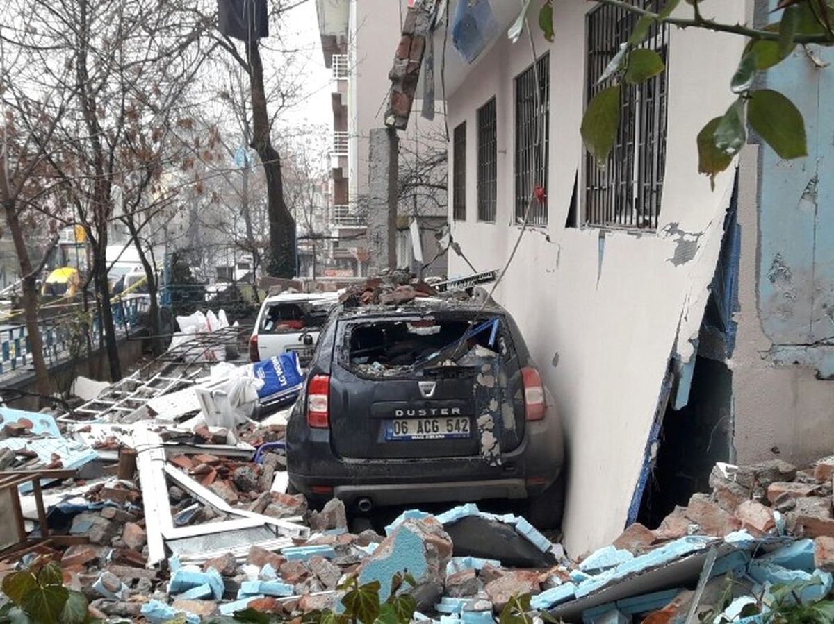 Doğal Gaz Patlamasının Şiddeti Gün Ağarınca Ortaya Çıktı