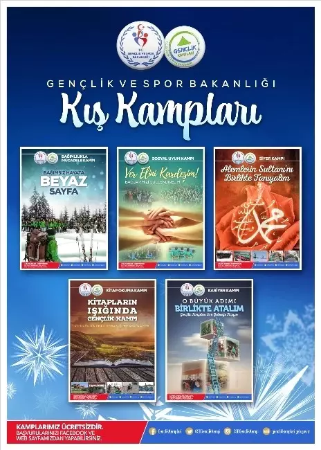 Gençlik ve Spor Bakanlığı Ücretsiz Gençlik Kampları 2016 Gençlik ve Spor Bakanlığı Ücretsiz Gençlik Kampları 2016