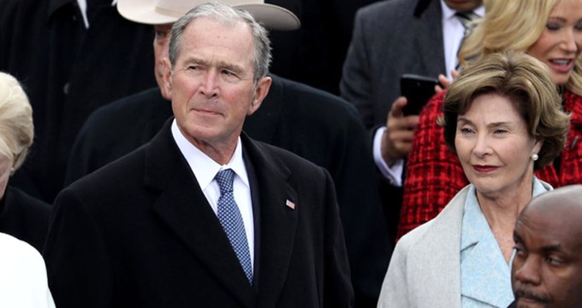 Trump'ın Yemin Töreninde Bush'un Memnuniyetsizliği Yüzünden Aktı