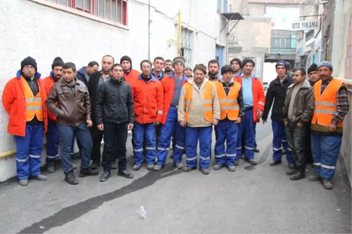 Nevşehir'de Temizlik İşçileri Eylem Yaptı