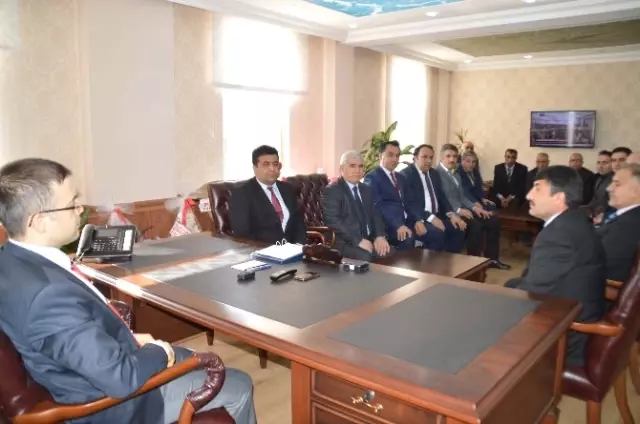 Okul Müdürlerinden Kaymakam Öztürk'e Ziyaret