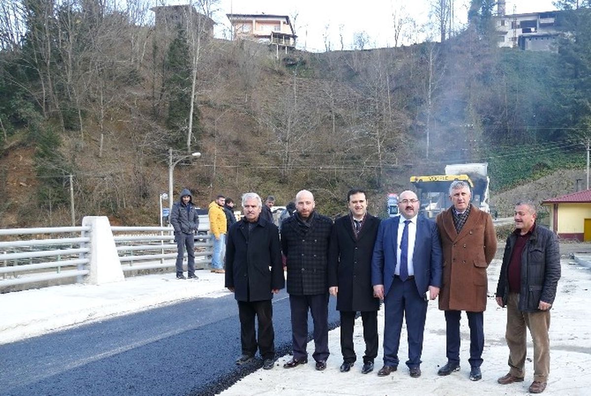 Of-Çaykara Karayolundaki 'Bölümlü Köprüsü' Hizmete Girdi