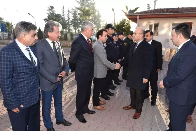 Vali Demirtaş'tan İmamoğlu Kaymakamı Alper Tanrısever'e Ziyaret