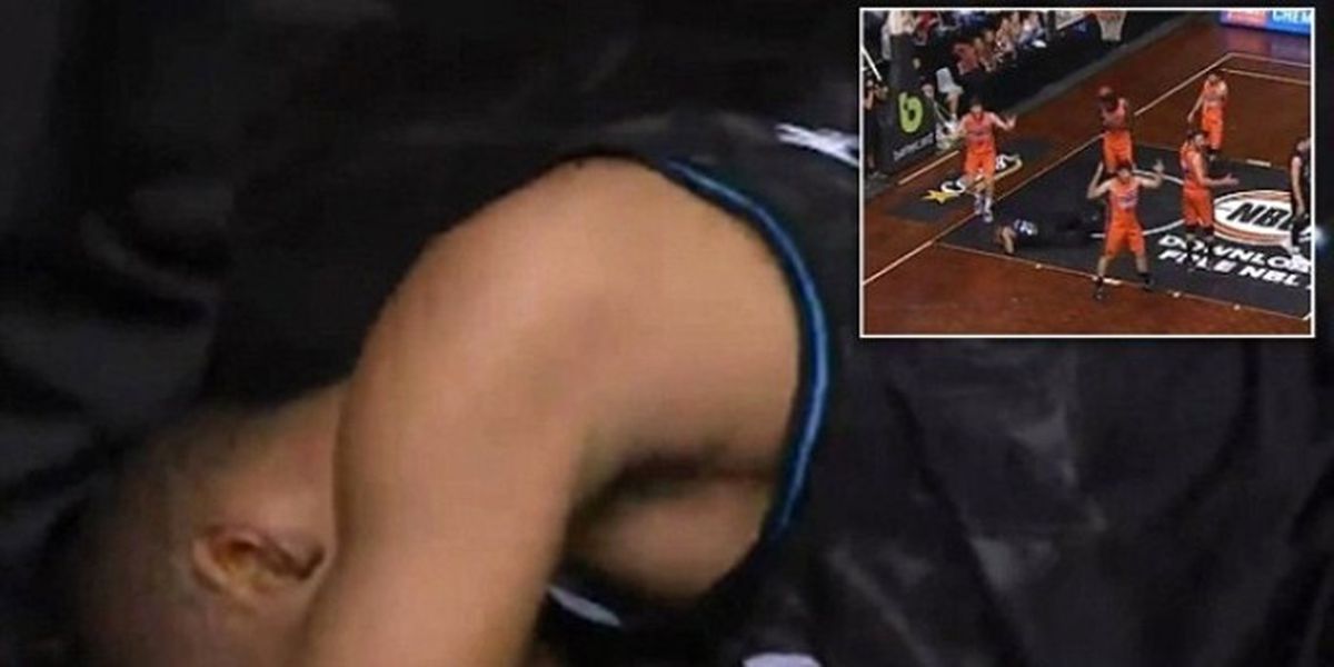 Avustralya Ligi'nde Basketbolcunun Gözü Yuvasından Çıktı