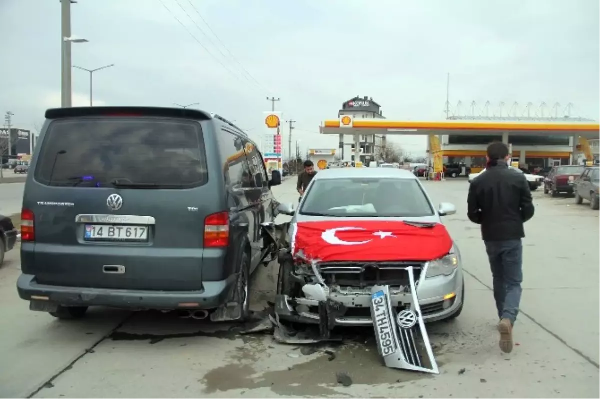Bolu'da Trafik Kazası; 1 Yaralı