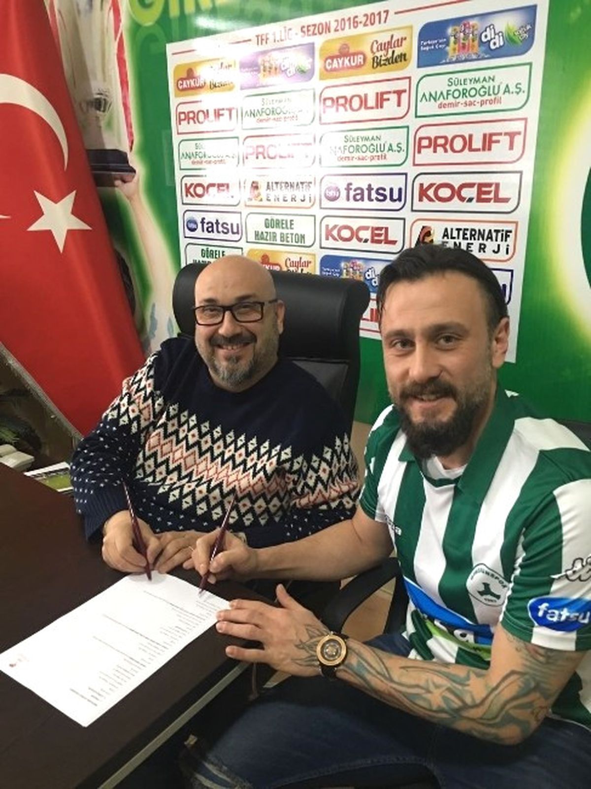 Giresunspor, Çağlar Birinci'yi Renklerine Bağladı