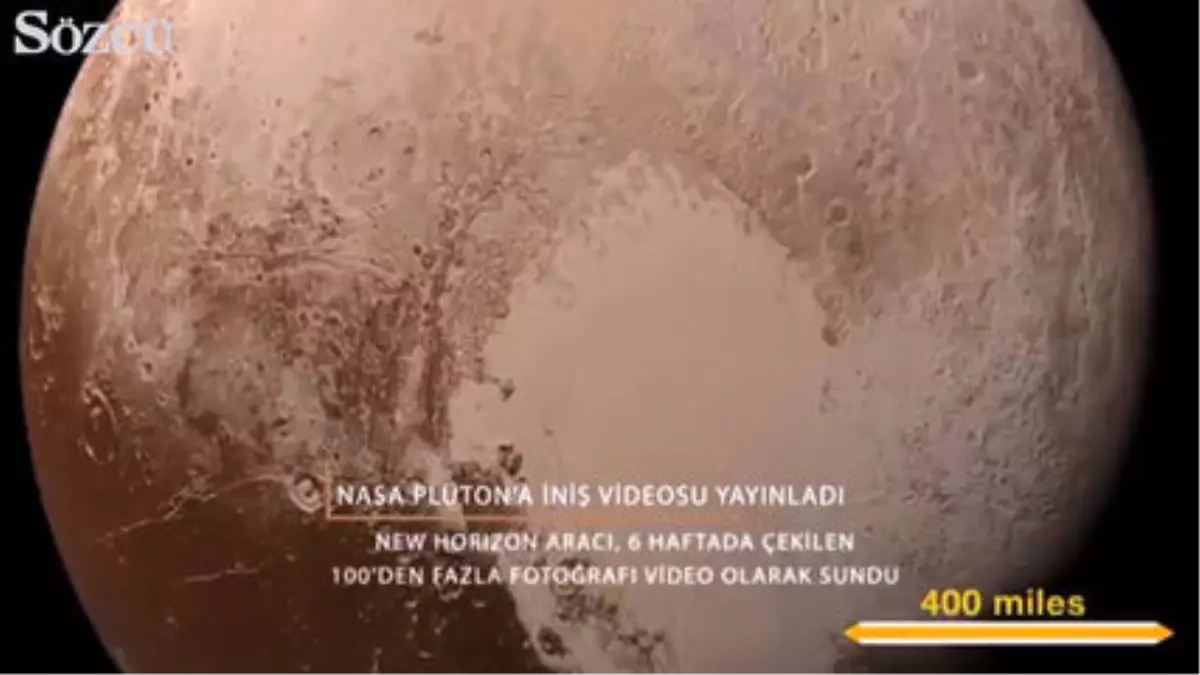 Plüton'a Tarihi İnişin Videosu