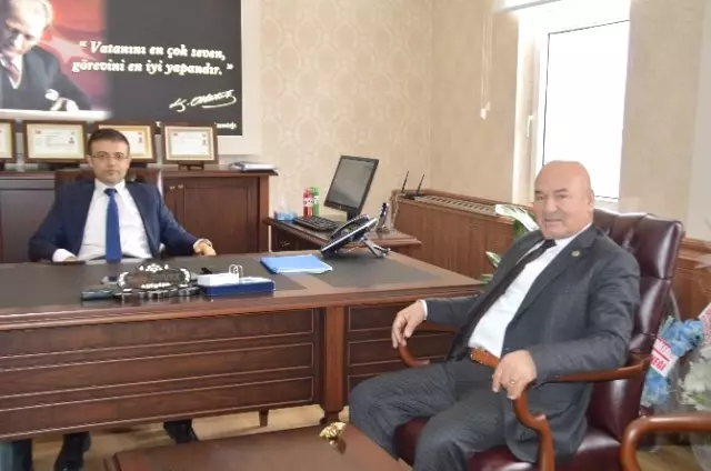 Başkan Seferoğlu'ndan Kaymakam Öztürk'e Ziyaret