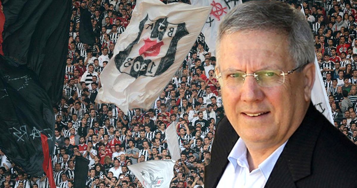 Beşiktaşlılar, 'Aziz Yıldırım Bizi Bırakma' Tezahüratı Yaptı