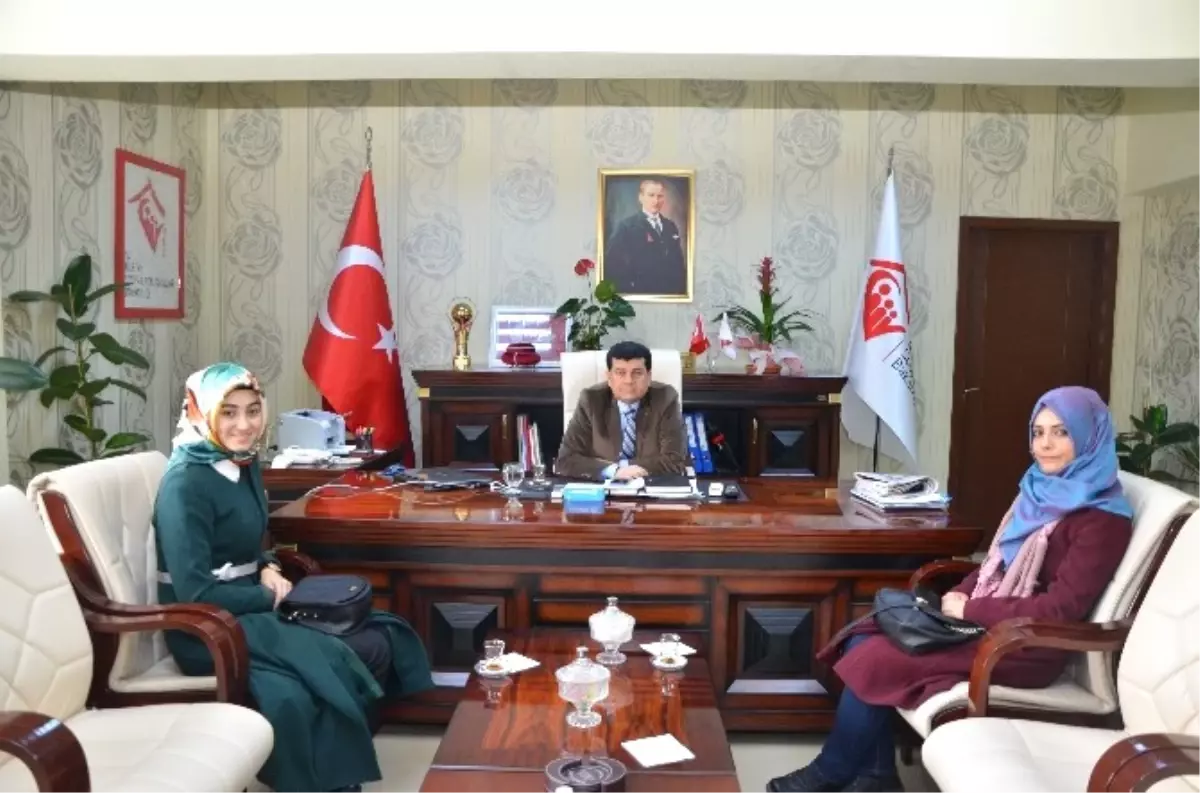Başkan Çelik'ten Müdür Bozçelik'e Ziyaret