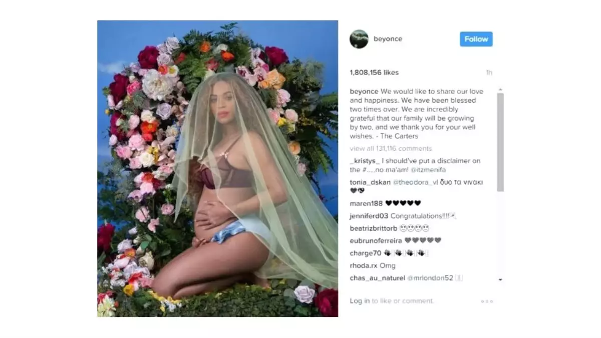 Beyonce İkizlere Hamile