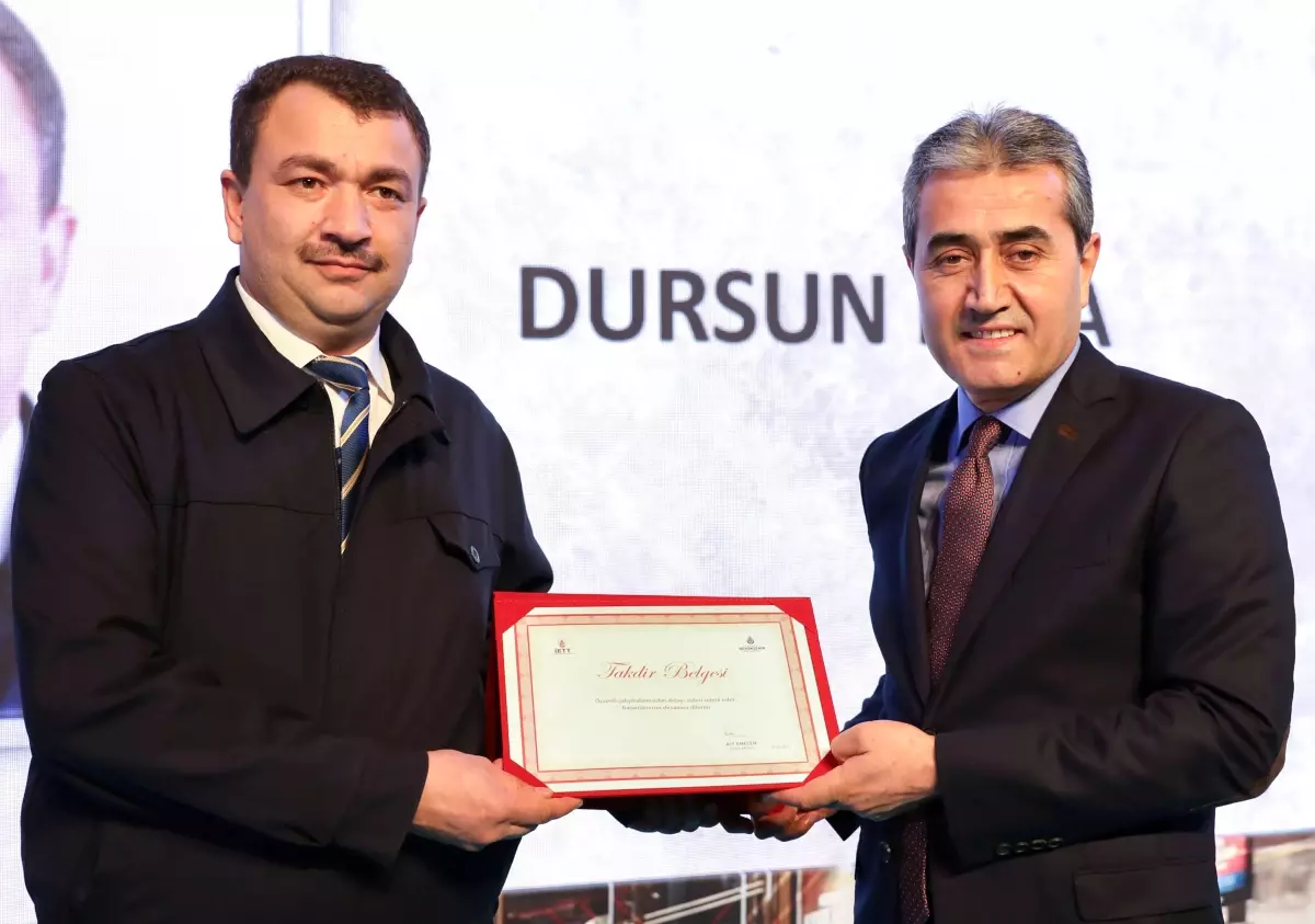 İETT'DE Kaliteyi Yükseltene Ödül