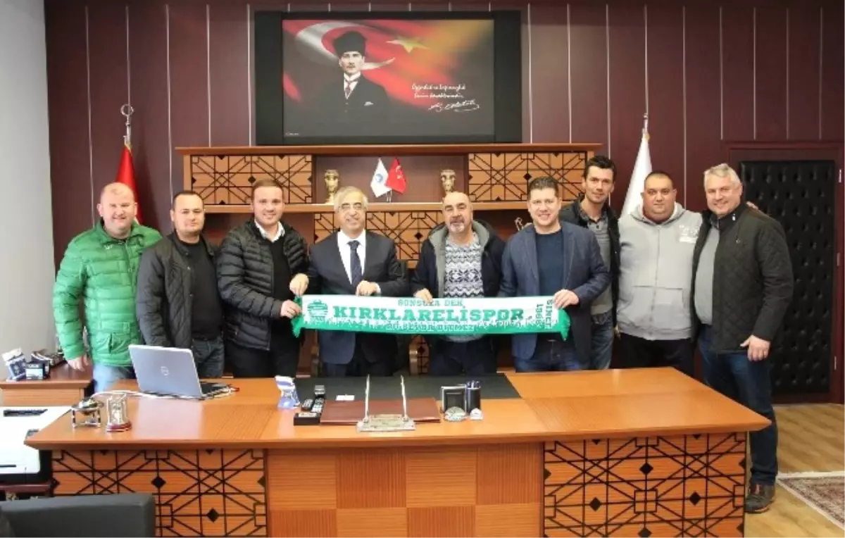 Kırklarelispor Yönetiminden Rektör Şengörür'e Hayırlı Olsun Ziyareti