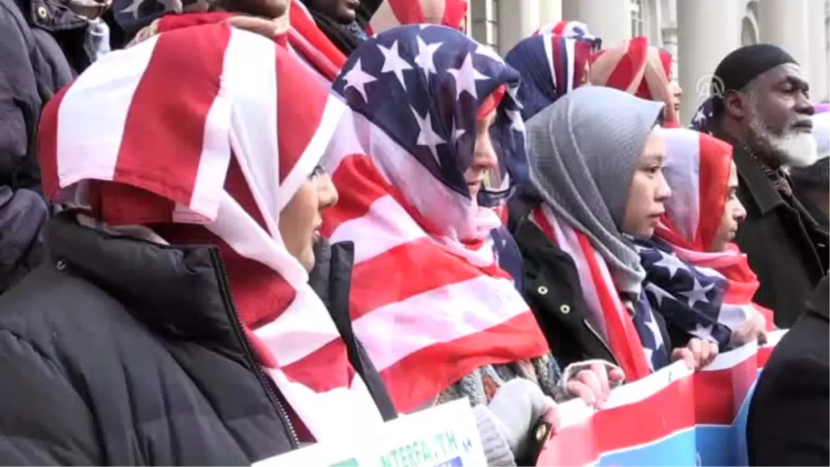 Müslümanlar ABD'de Sokaklara Döküldü, Trump Karşıtı Gösteri Düzenlendi