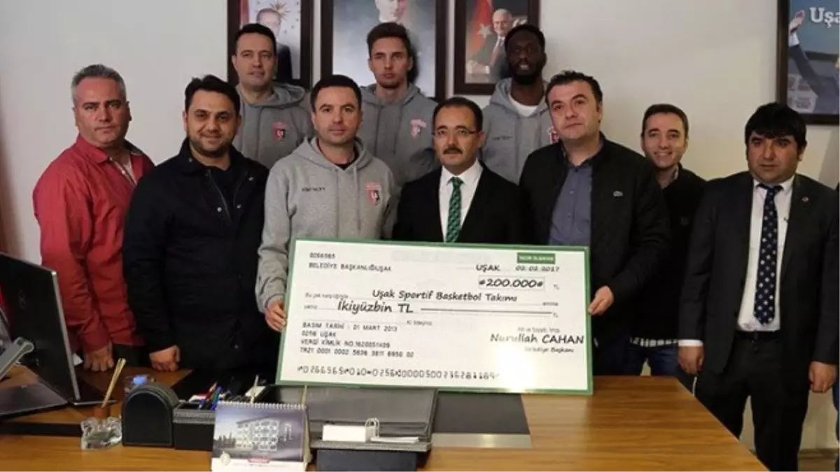 Uşak Belediyesinden Muratbey Uşak'a Destek