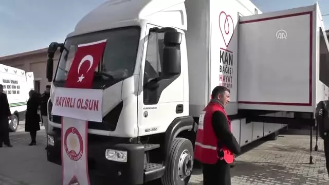 Kızılay'a Tam Donanımlı Kan Toplama Aracı Kızılay'a Tam Donanımlı Kan Toplama Aracı