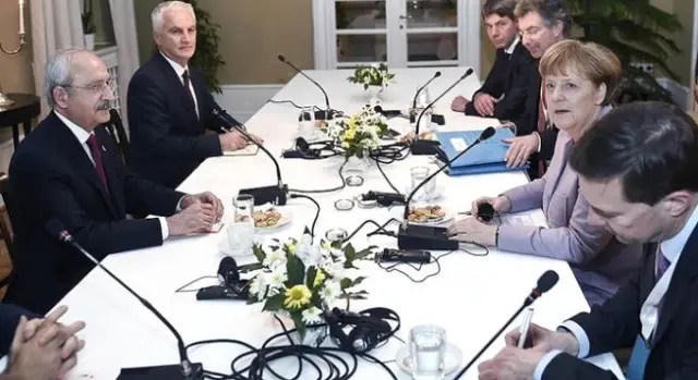 Merkel ile Kılıçdaroğlu Görüştü