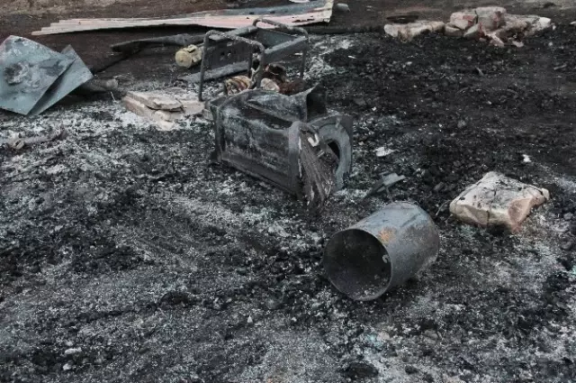 Adana'da Tarladaki Kulübede Çıkan Yangın