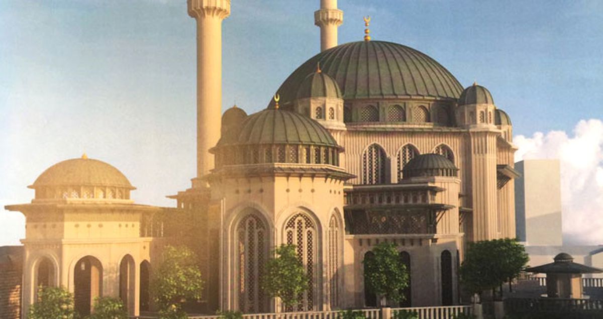 Taksim'e Yapılacak Caminin Görüntüleri Ortaya Çıktı
