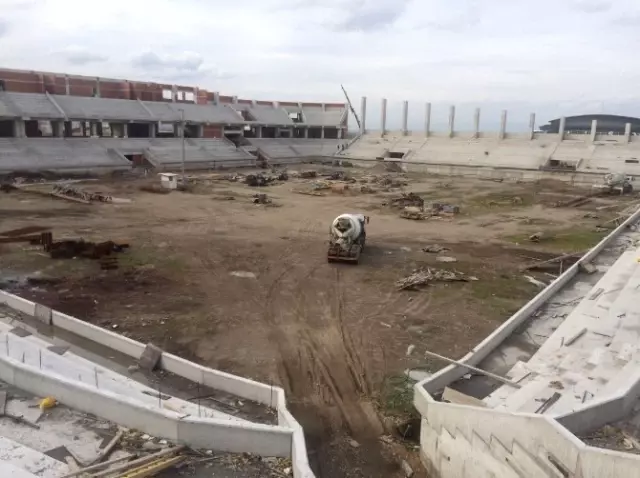 Turgutlu Stadının Kaba İnşaatı Bitti Turgutlu Stadının Kaba İnşaatı Bitti
