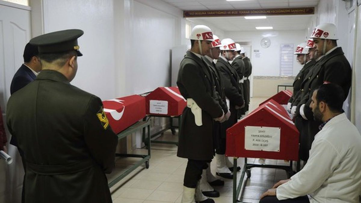 El Bab Şehitleri Dualarla Memleketlerine Uğurlandı