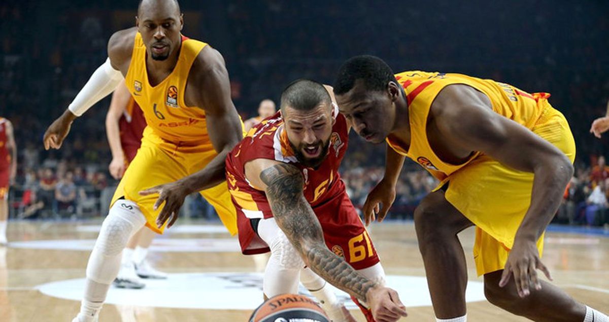 Euroleague'de Galatasaray Odeabank, Barcelona'yı 69-62 Yendi