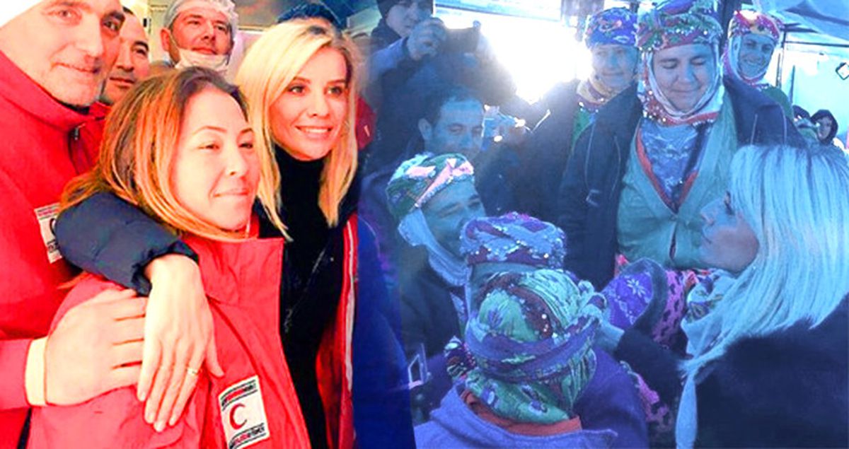 Esra Erol, Deprem Mağduru Yukarıköy Sakinleriyle Bir Araya Geldi