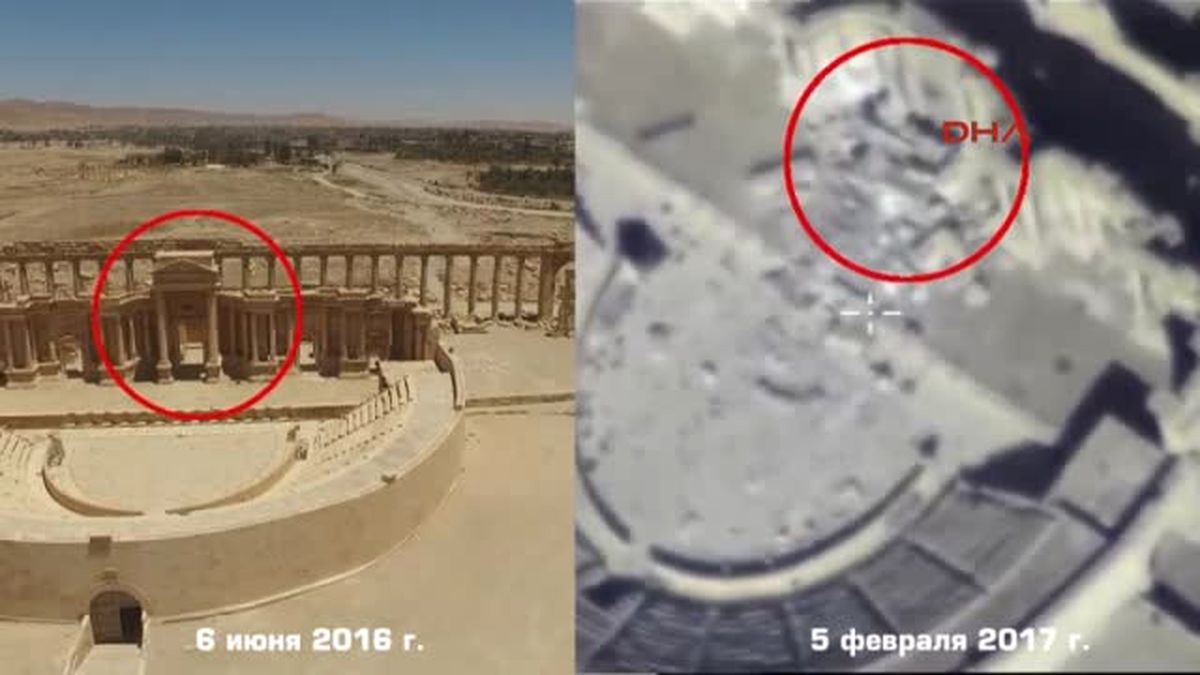 DAEŞ Bu Sefer Palmira'dan Geriye Bir Şey Bırakmamış