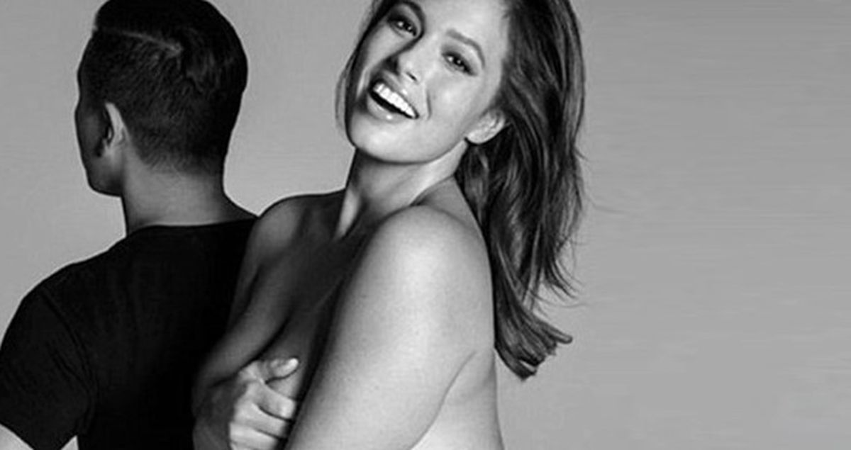 Ashley Graham Sosyal Medyadan Çıplak Fotoğraflarını Paylaştı