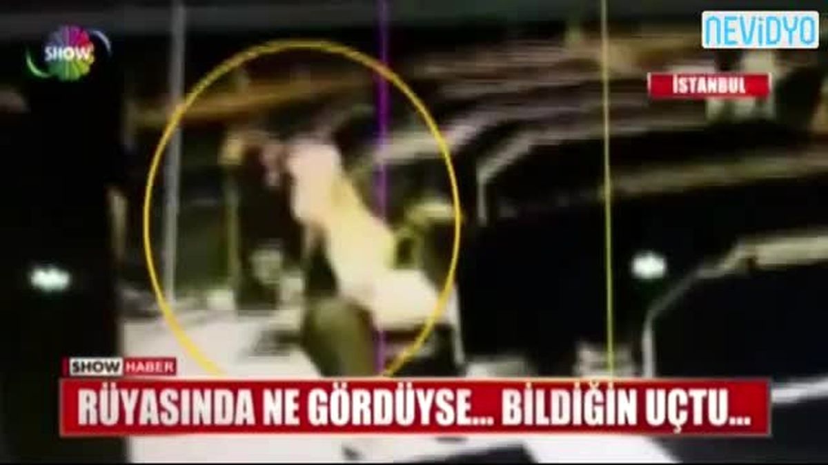 Rüyasından Panikle Uyanan Adam Korku Dolu Anlar Yaşattı!