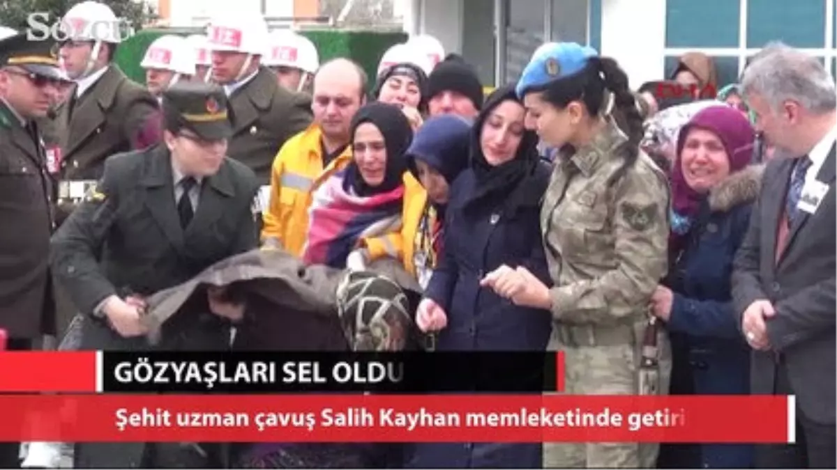 Şehit Jandarma Uzman Çavuş Salih Kayan'ın Cenazesi Samsun'da