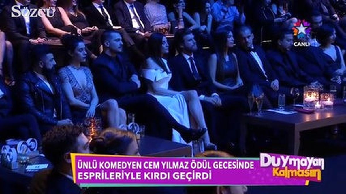 Cem Yılmaz Ödül Gecesinde Kırdı Geçirdi