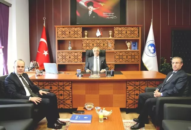 Kırklareli Üniversitesi Rektörü Prof. Dr. Bülent Şengörür'e Hayırlı Olsun Ziyareti