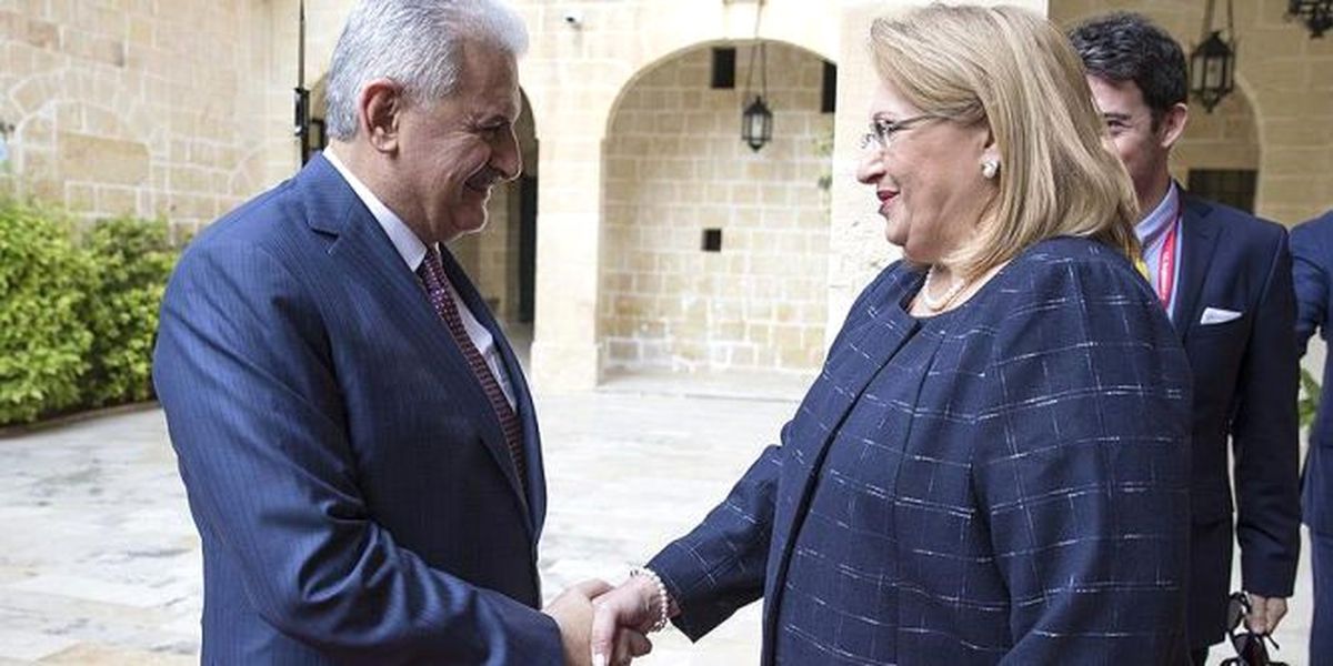 Aktüel Görüntü) Bakanlar Castille Sarayı'nı Böyle İnceledi