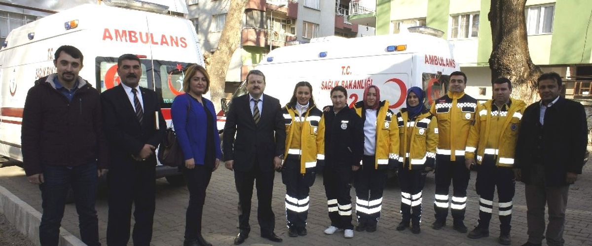 Alaşehir'de 112 Acil Servis İstasyonu Açıldı